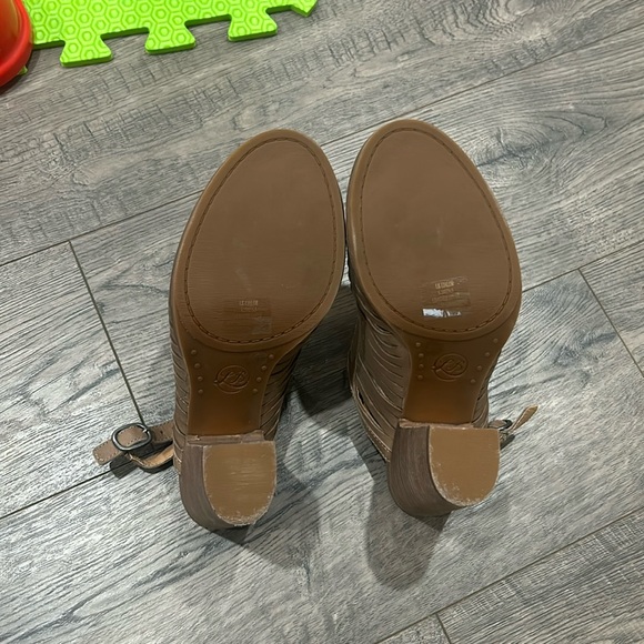 Lucky Brand Open Toe Booties - Picture 2 of 2